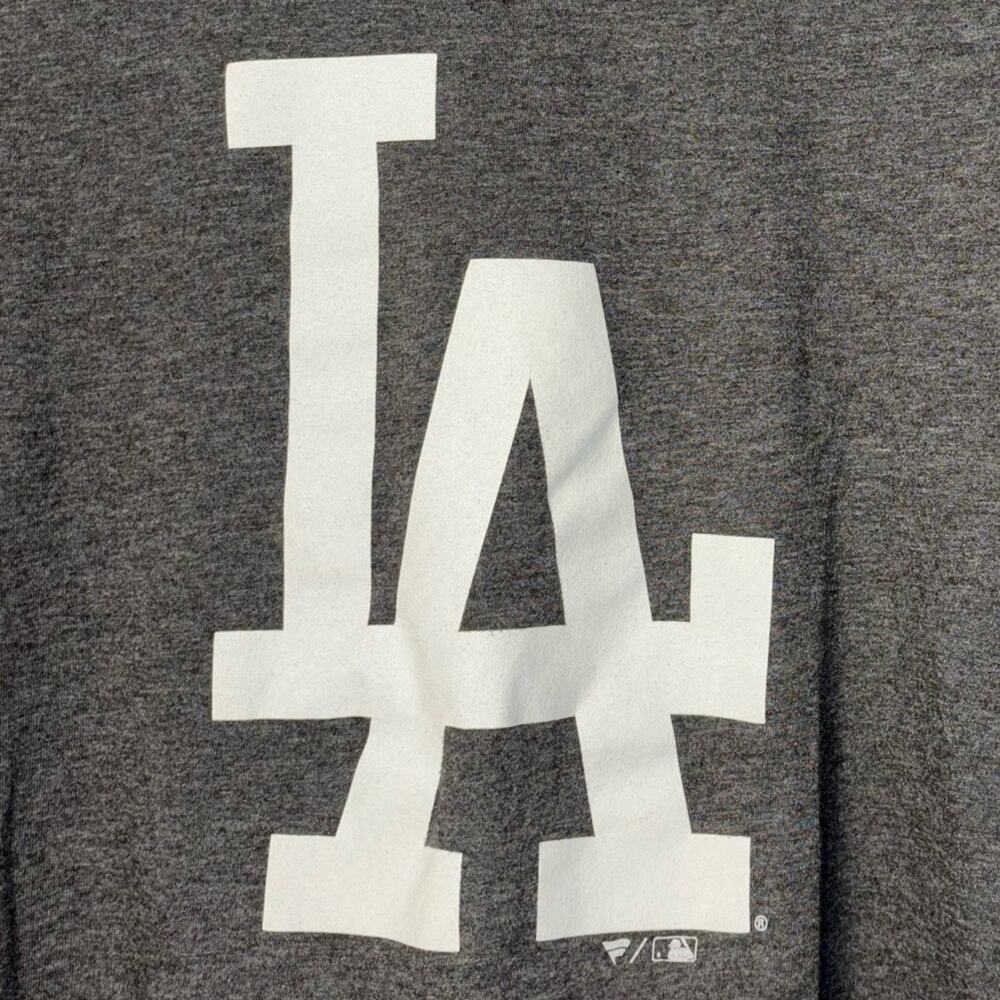 Fanatics LA Dodgers Graphic T-shirt Women's Size Medium Classic Relaxed fit Gray - Picture 6 of 16